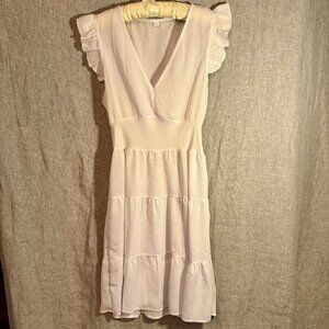 Bathing Suit Cover Up White Small